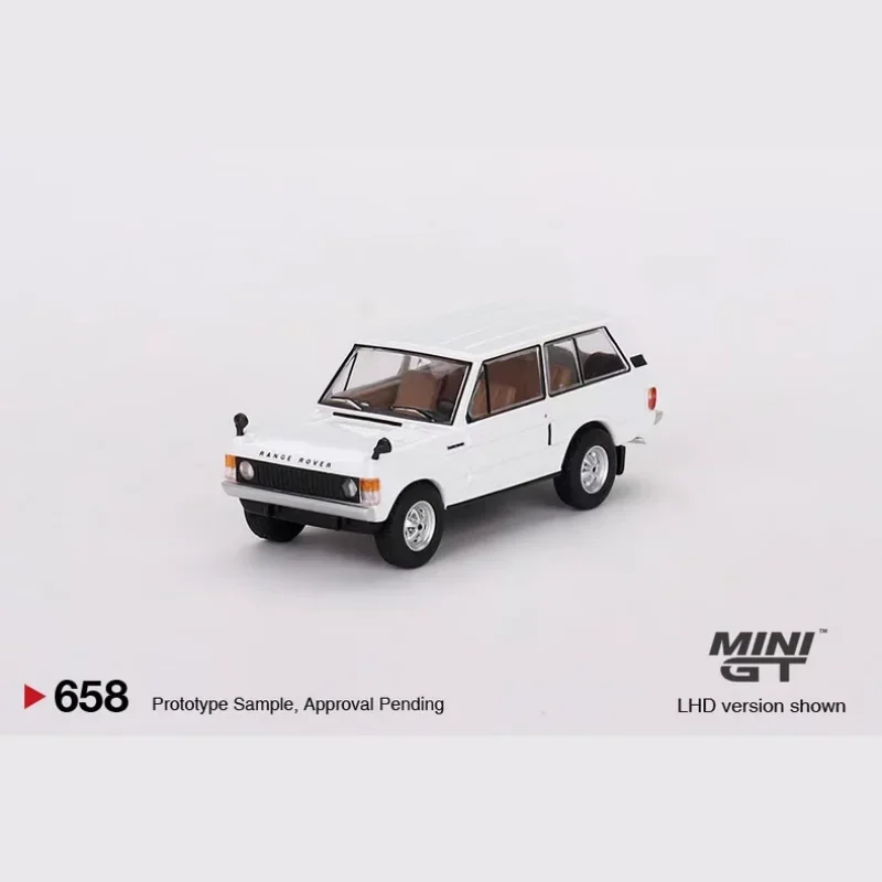 

MINI GT 1:64 #658 Land Rover Range Rover White alloy car model, boy's toy, adult collection display, children's birthday gift