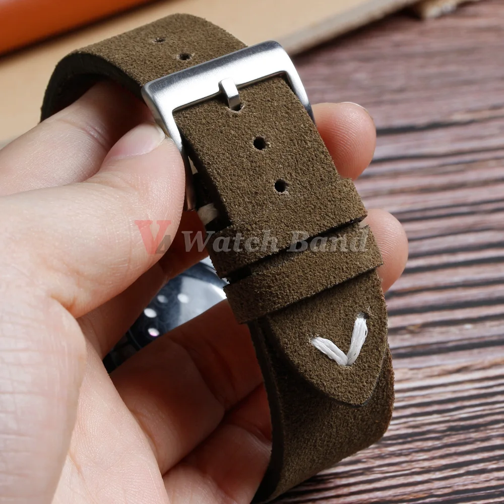 Soft Suede Strap Wristband Watch Bands