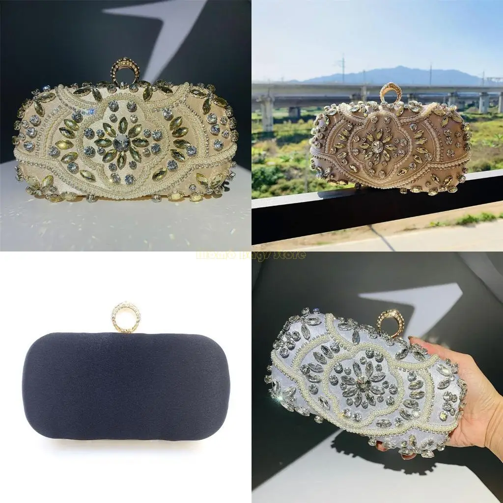 

X90D Женская сумочка Вечерняя вечеринка Свадебный клатч для девочек Сумка на плечо Пром Свадебный кошелек