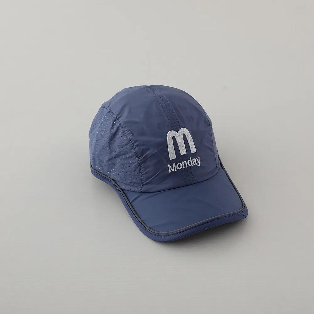 

Simple Summer Baby Baseball Cap Breathable Quick Dry Children Peaked Hat Visor Letter Sun Protection Cap Boys Girls