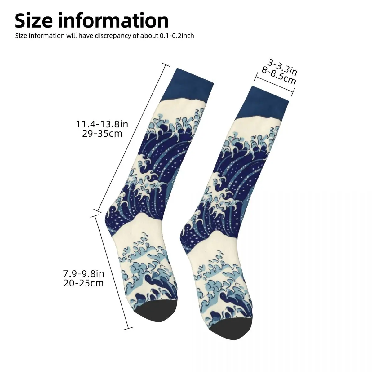 Great Wave Kanagawa Night Socks Harajuku High Quality Stockings All Season Long Socks Accessories for Unisex Gifts