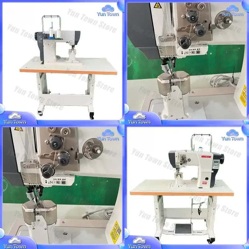 LVBU-1592 Industrial Double Chain Stitch Sewing Machine for Multi Elastic Fabric Upholstery Furniture Leather Craft Sewing