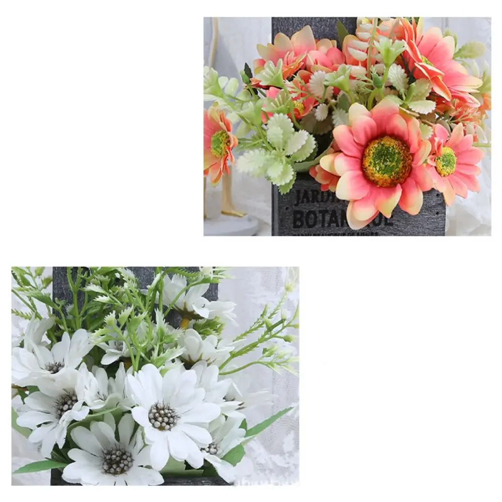 

Desktop Ornament Wooden Flower Pot House Shaped Personality Flower Arrangement Container Vintage Creative Storage Box Plant