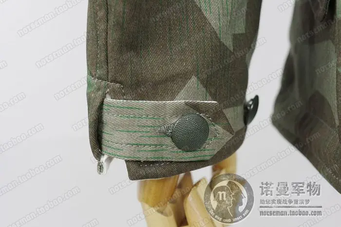 Camuflaje táctico alemán roble hoja reversible de algodón doble - imagen 3