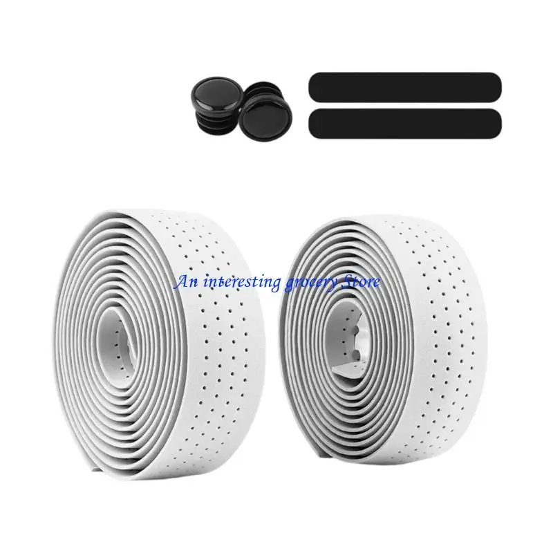 652D 2Pcs Bicycles Handlebar Tape Cycling Handlebar Tape Wrap NonSlip Bikes Handlebar Tape Anti Vibration Wrap Easy to Use