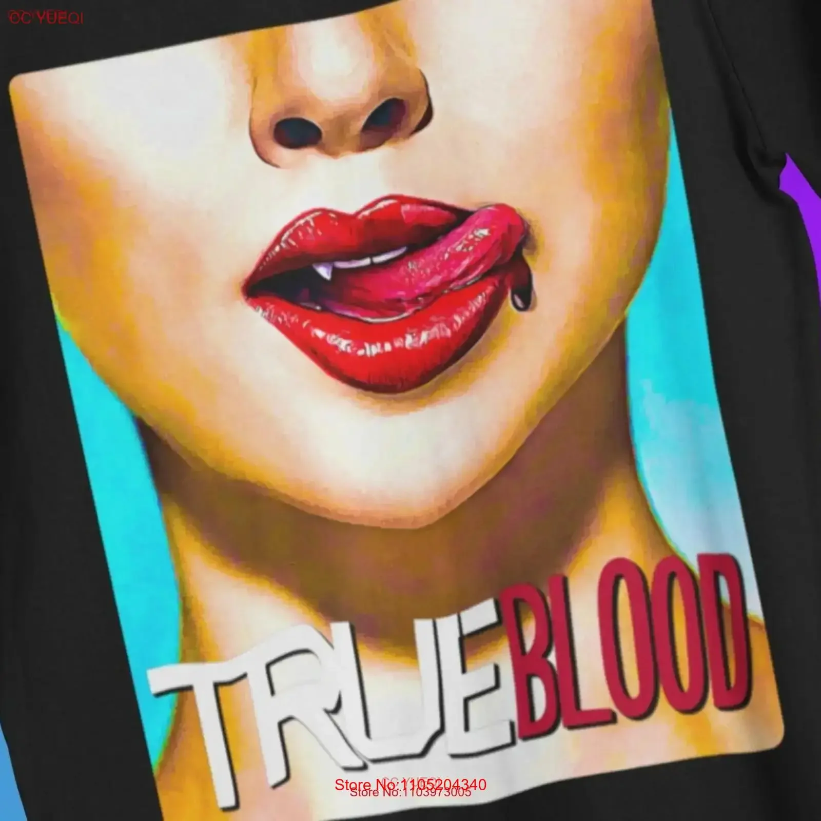 True Blood T Shirt vintage Washed Stretched Unisex Casual Soft Breathable Versatile fashion Slightly homme Stylish