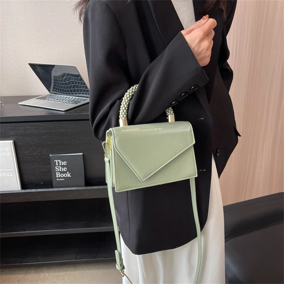 Elegant Female Crossbody Bag New High Quality Leather Women Designer Purses and Handbags Vintage Ladies Shoulder Messenger Bags