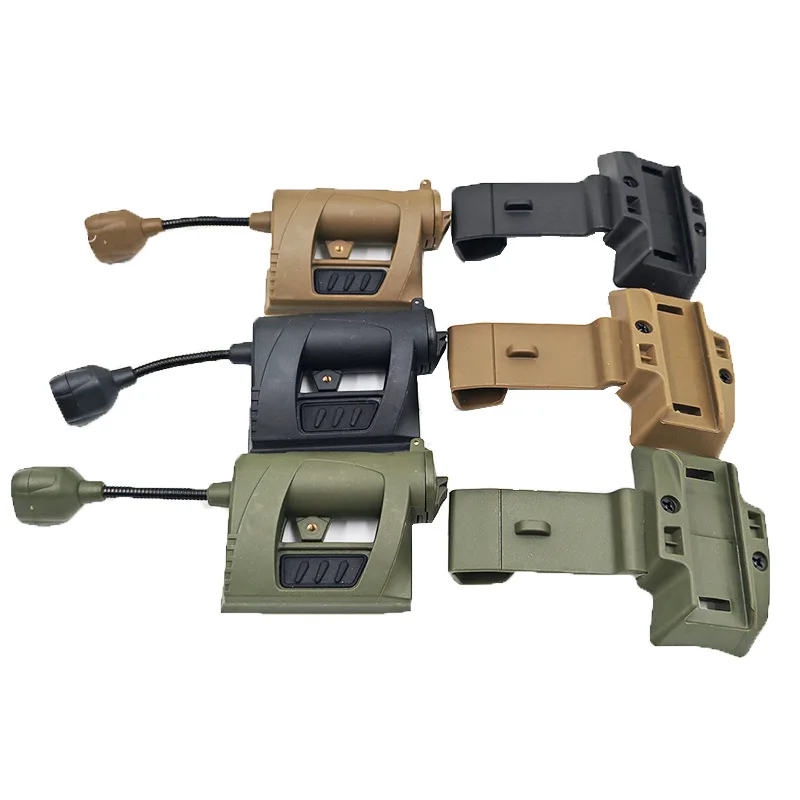 Tactical Helmet Light LED Flashlight Outdoor MPLS Night Lighting For Hunting Cycling Fishing 3 Modes Military Helmet Lamp