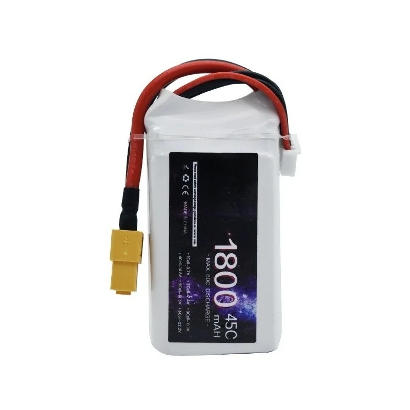 11.1V 1800mAh 45C Lipo Rechargeable Battery for HV RC Drone Car Boat High Quality Battery A-grade Cell with T/XT30/XT60/JST Plug