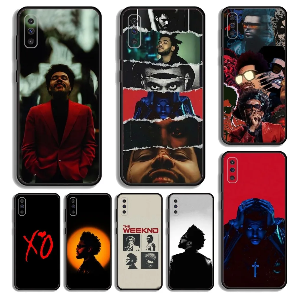 Singer The W-Weeknd  Phone Case For Samsung S23,23,22,30,21,10,9,Note20 Ultra,Lite,Ultra,5G,Plus,FE,Black Soft Case