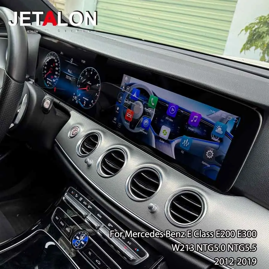 

24,6-дюймовый Android 14 GPS-навигатор для Mercedes Benz E-класса E200 E300 W213 NTG5.0 NTG5.5 2012-2019, автомобильная магнитола с DSP и поддержкой CarPlay