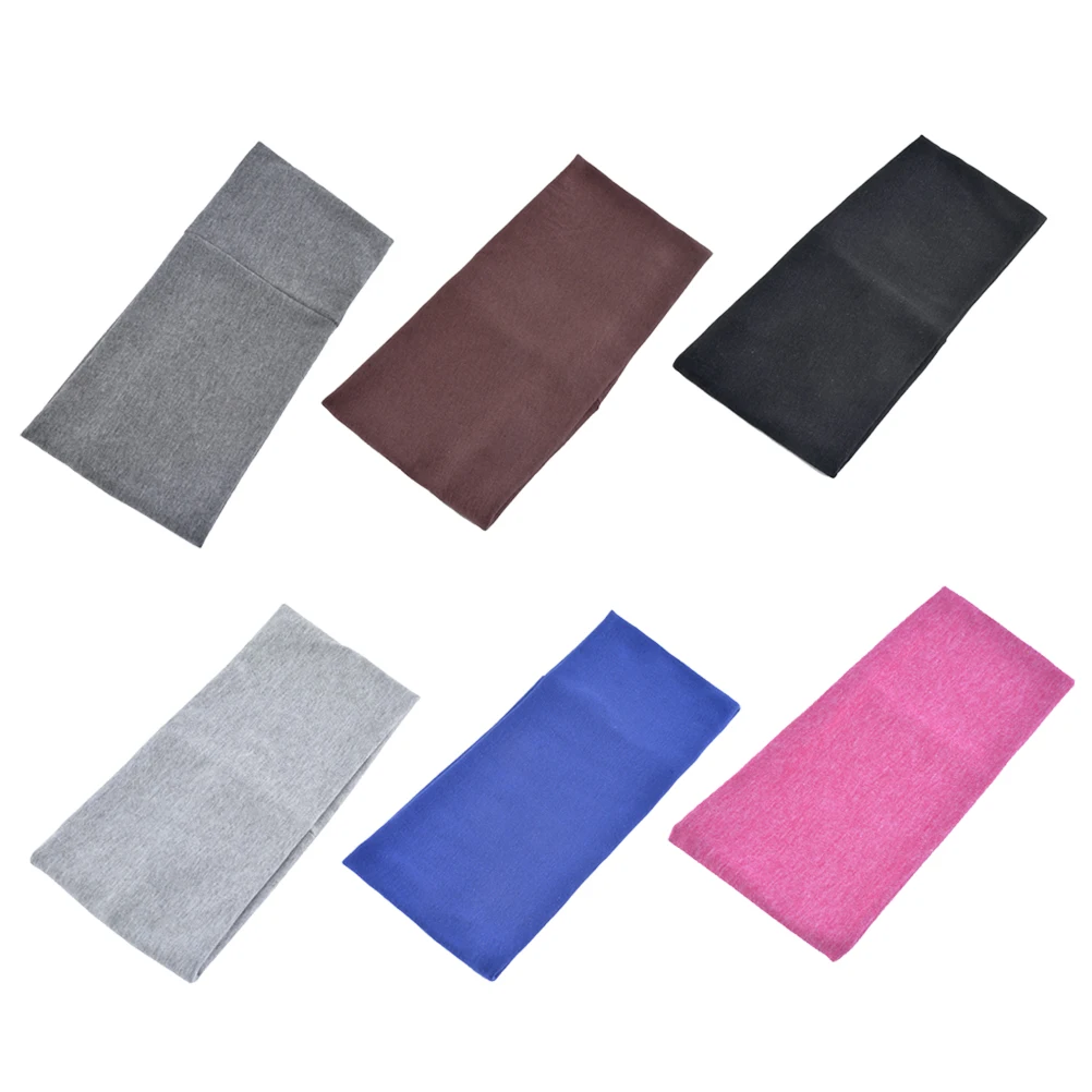

6pcs Sports Hairbands Women Stretch Cotton Anti Shaping Fabric Hairbands For Women Tools Adjustable Lasting