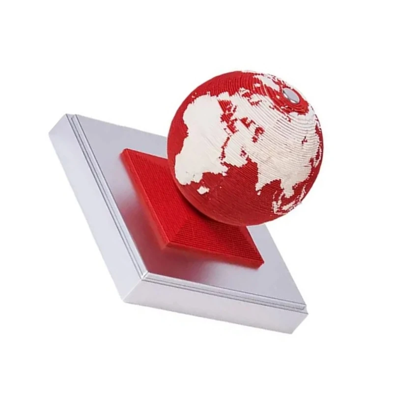 Paperwill 2024 Earth 3D Model Paper Art Sculpture Desk Calendar Desktop Decor