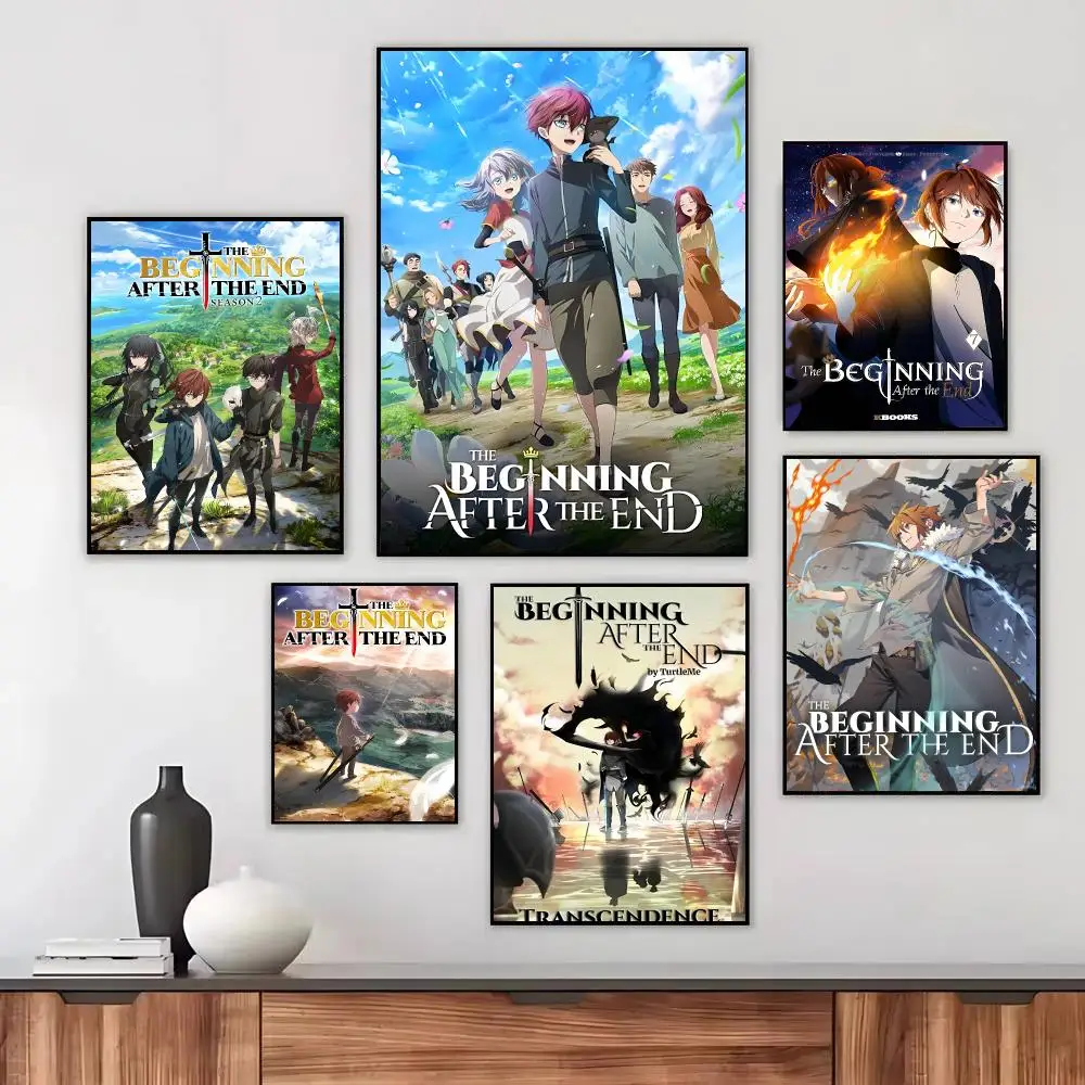The Beginning After the End Poster Wall Art Printed Decor Sticker Stylish Home Gift for Living Room Bedroom Corridor Cafe