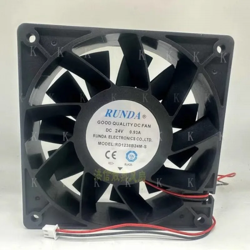 

C NEW FOR RUNDA 12038 RD1238B24M-S 24V 0.93A 12CM Cooling Fan