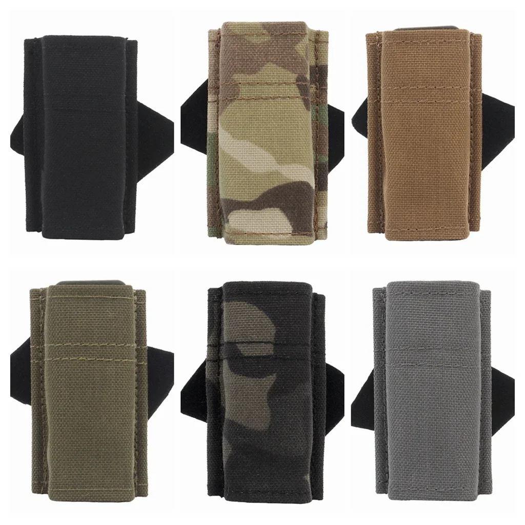 Tactical Quick Draw 9mm Single Mag Pouch MOLLE Mag Magazine Pouch Carrie Belt Pistol Mag Holder Paintball Accessories