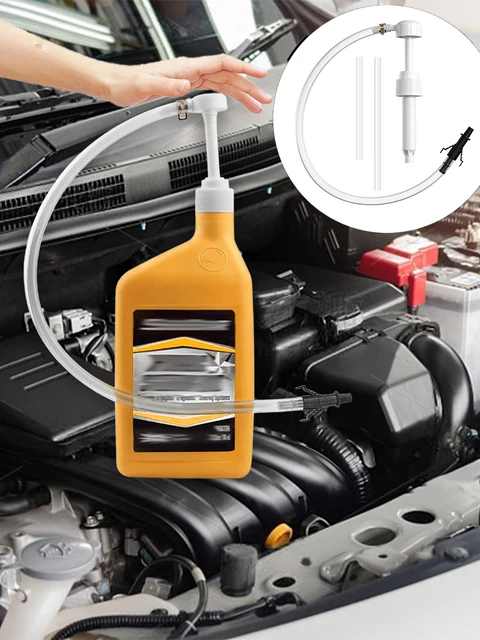 Ręczna pompa ręczna do mechanizmu różnicowego automatycznej skrzyni biegów -8 cm3 na skok z trzema ręcznymi adapterami do szybkiego transferu benzyny 28 mm