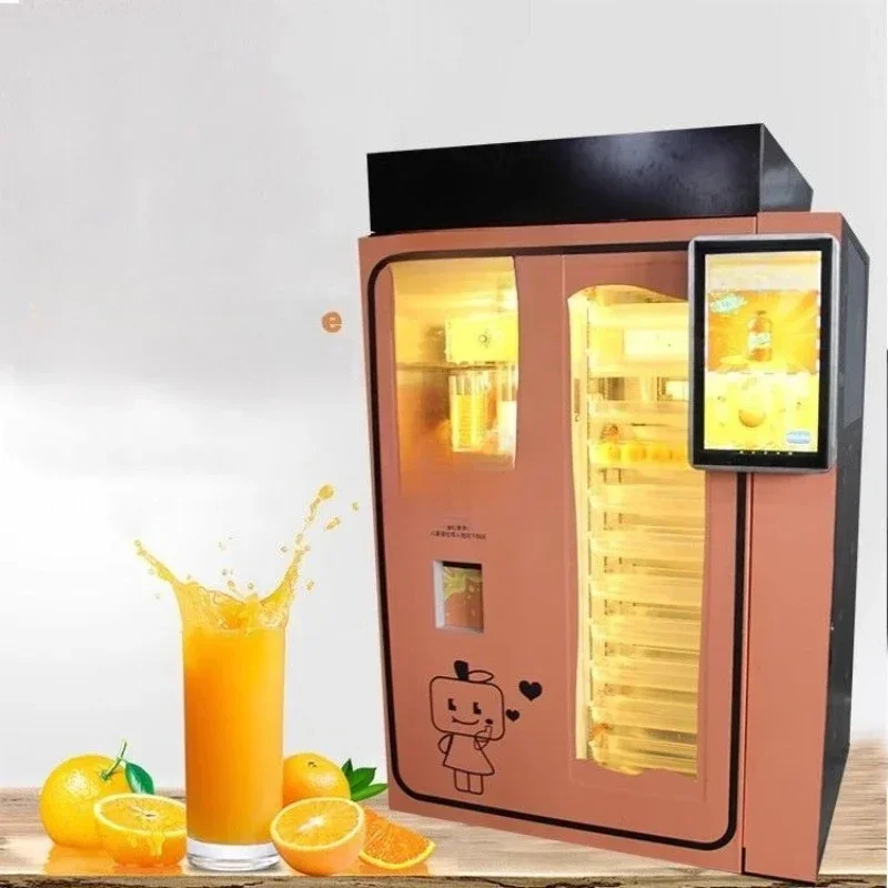 Commercial refrigerated fresh squeezed orange juice vending machine new retail unmanned orange juice vending machine