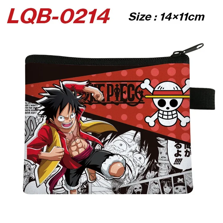 ONE PIECE Luffy Zoro Men Canvas Coin Purse Students Wallets Women Zipper Coin Purses Children Storage Pocket Bags Wallet Pouch