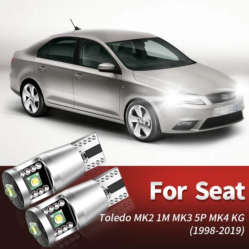 

2 шт. светодиодная лампа габарита W5W T10 Canbus для Seat Ibiza 2 3 MK2 MK3 MK4 6L 6K Leon MK1 1M 1P Toledo Inca Altea Alhambra