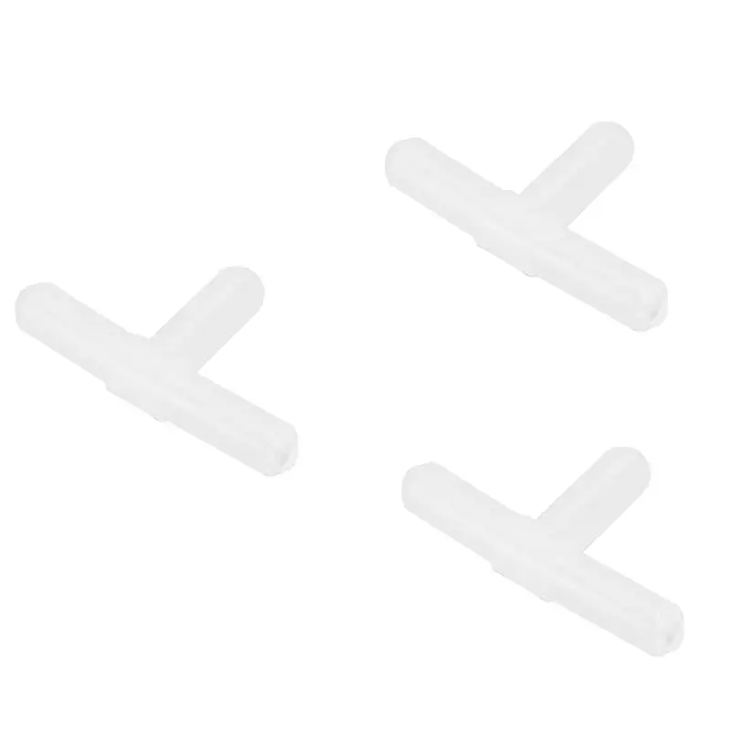 

PZHI-Plastic 3-Way T-Shape Aquarium Air Valves 300 Pcs Clear White