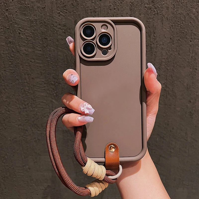 Wrist Chain Fall protection Case For Samsung Galaxy A53 A52 A32 A13 A23 A33 A73 A72 A12 A22 4G 5G Cover