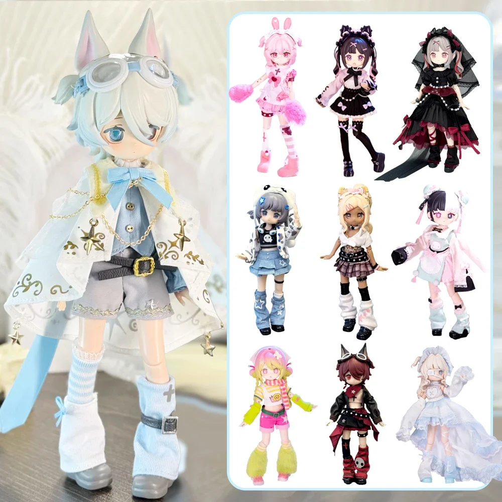 Freedom Claim Electronic Cute Pet 1/12 BJD Blind Box Movable Joints Figure Doll Trendy Toy Ornaments Surprise Gift Mystery Box