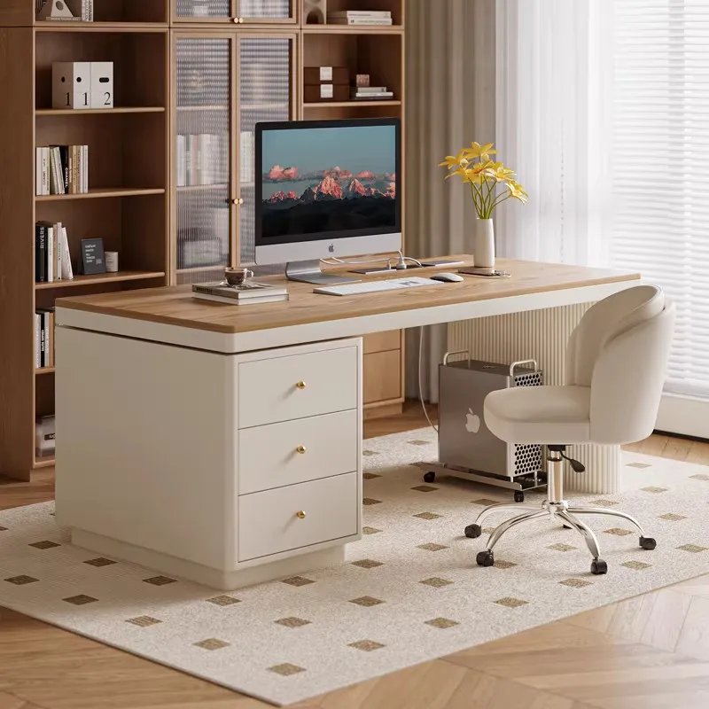 ^Luxury Reception Office Desk Computer Decoration European Aesthetic Office Desk Storage Organizers Tavolino Salon Furniture