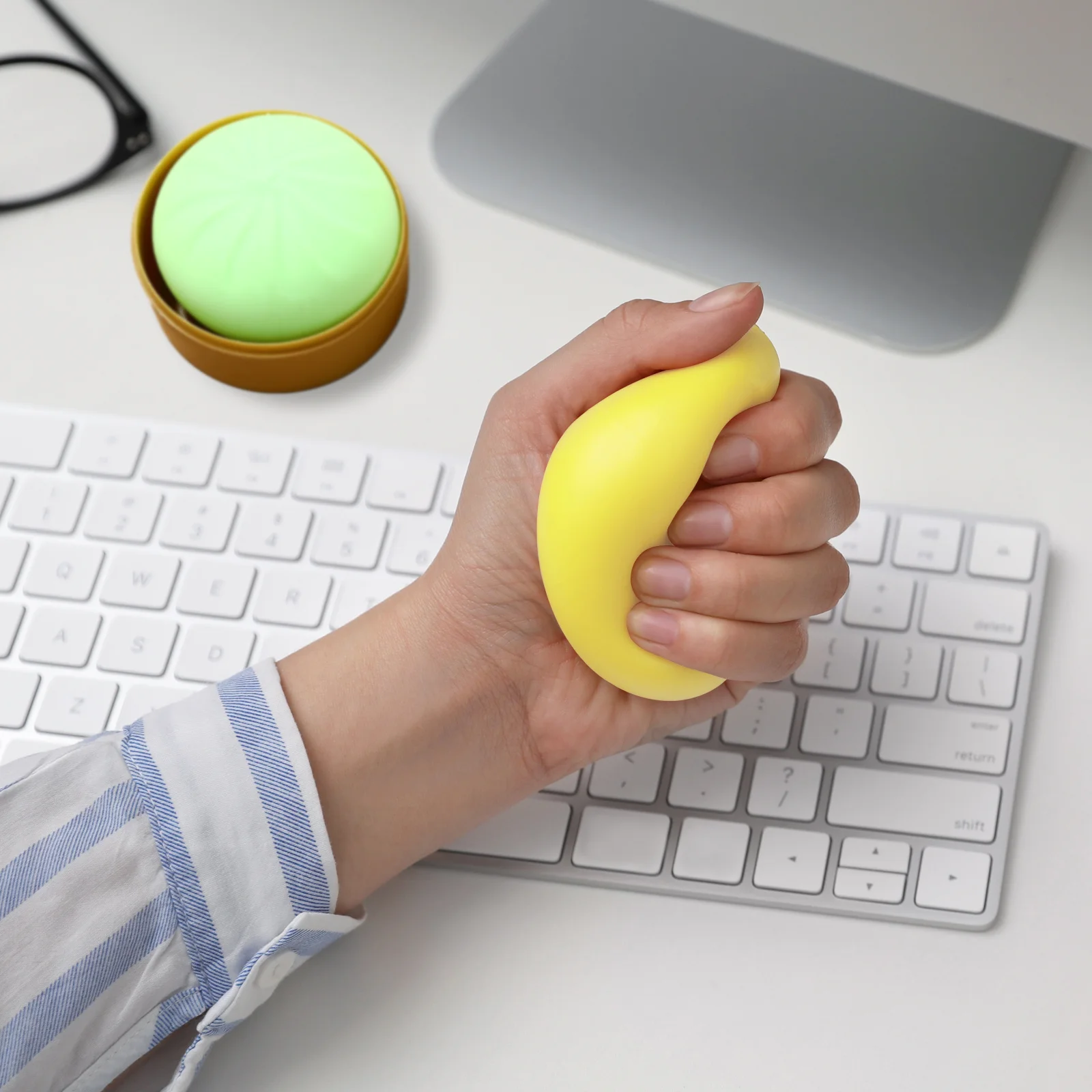 3 uds bola de mano para bola de masa, bolas sensoriales para bollos, ejercicio de mano para niños, cocina de imitación, bollo, fiesta, juguetes para apretar, favores