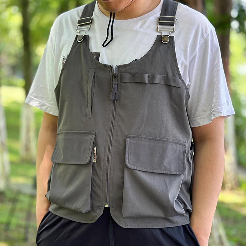 Multifunctional Camping Vest, Free Size, Quick Drying, Casual Wear, Outdoor Workwear