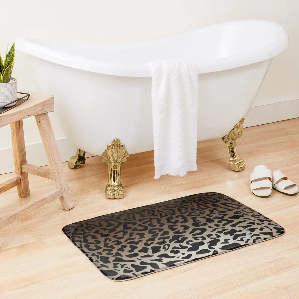 

Leopard Print Bath Mat Rugs Living Room Rug Foot Carpet For Home Entrance Mat