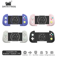 DATA FROG X3 Controlador de juego inalámbrico Pareja Set para Smartphone 2 Reproductor Co op Gamepad Comparta la diversión con su socio