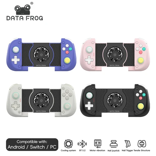 Imagen 1 del producto DATA FROG X3 Controlador de juego inalámbrico Pareja Set para Smartphone 2 Reproductor Co op Gamepad Comparta la diversión con su socio