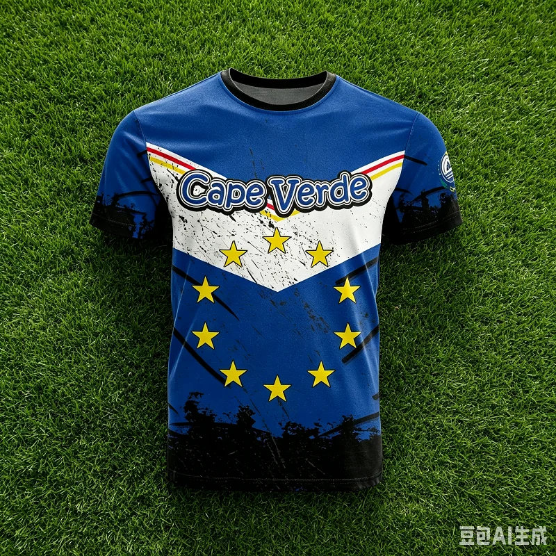 Cape Verde National Flag Emblem Print T-shirt Cap Vert Caboverde Men Women T Shirt Green Bandana Vert Oversized Celebration Tees