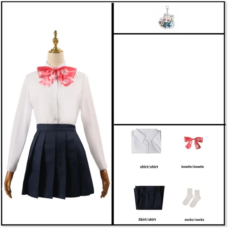 

Japanese Anime Bocchi the Rock Cosplay Costume Clothes Wig Goto Hitori Yamada Ryo Ijichi Nijika Kita Ikuyo School Unx;3,v'9.e;7'