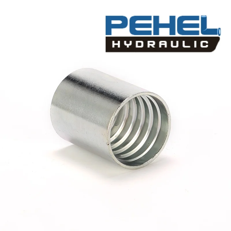 100pcs 00110-04 DN6 1/4'' Ferrule For R1, 1SN Hose hydraulic fittings Couplings Crimped with 1/4'' 1 wire hoses High Pressure