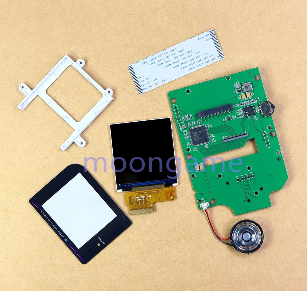 مجموعة تعديل السطوع العالي لألعاب نينتندو ، GB V3.0 IPS سطوع عالي ، شاشة LCD بوصة ، GB DMG GBO ، مجموعة واحدة #2