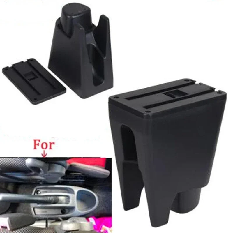 For Peugeot 107 Armrest box For Citroen C1 Toyota Aygo BJ Armrest box  Store box Retrofit USB Charging Car Accessories