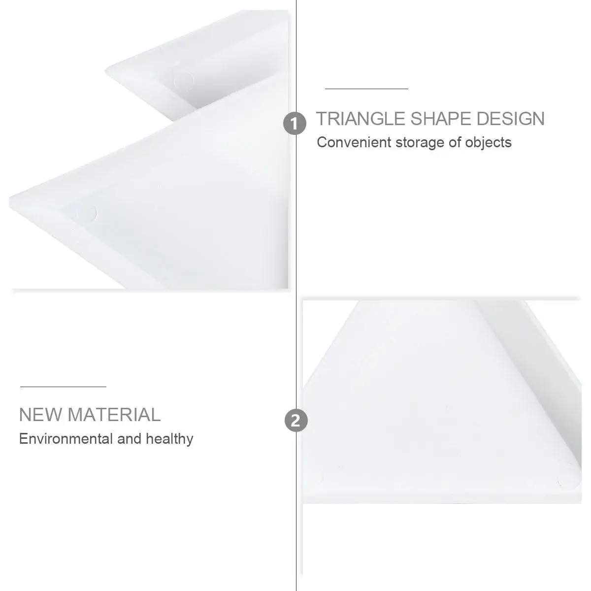 

20Pcs Plastic Jewelry Plates Triangular Sorting Trays for Beads Rhinestones Jewelry Tools DIY Ornament Lightweight Case