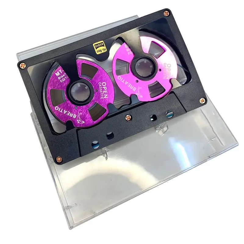 

【Купить сейчас】Пустая аудиокассета на 50 минут, двусторонняя, с металлическим корпусом, для DIY-проектов, тип A