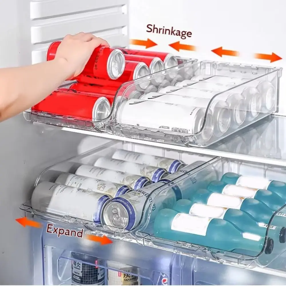 

PET Stackable Storage Rack Transparent Multi-function Refrigerator Storage Box Unique Design Drawer Type