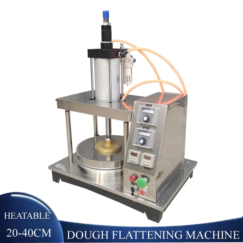 20-40CM Pneumatic Dough Flattening Machine Stainless Steel Corn Tortilla Maker For Make Tortillas Macaroni Crepes Dough Sheeter