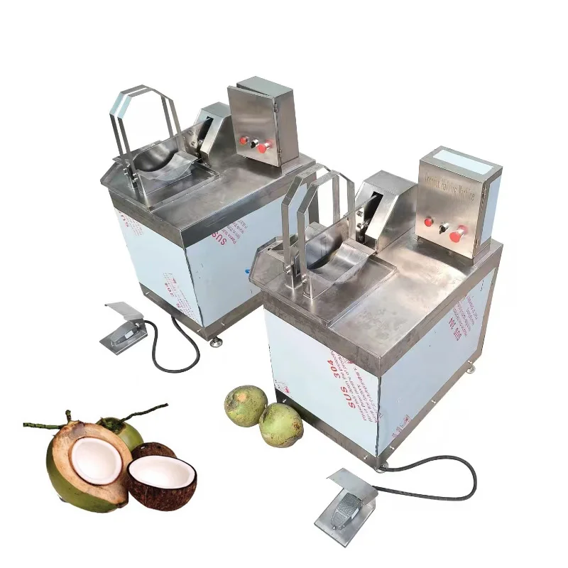 Commercial Coconut Cutting Machine Precise Positioning for Drink Store Young Coconut Opening Machinery