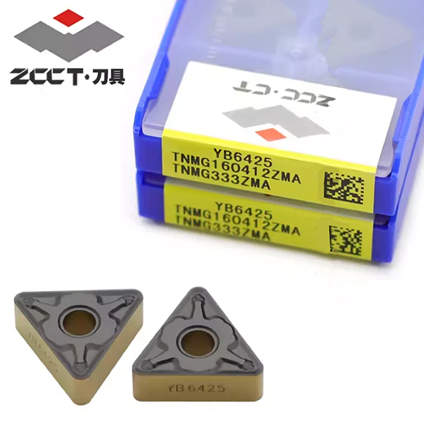 TNMG160404ZMA YB6425/TNMG160408ZMA YB6425/TNMG160412ZMA YB6425 CNC blade ZCC.CT CNC carbide inserts Turning inserts 10pcs/box