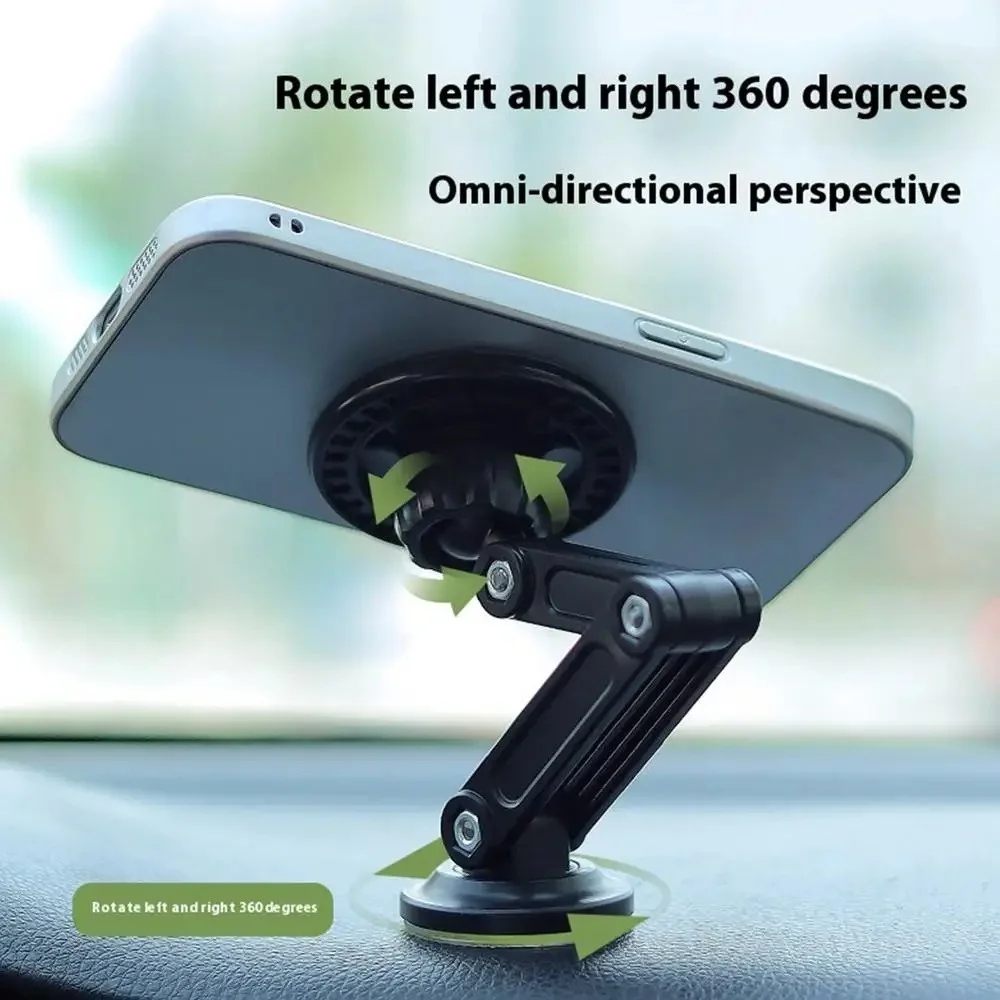 Magnetic Dashboard Phone Holder Adjustable Car Smartphone Stand_voghion.com