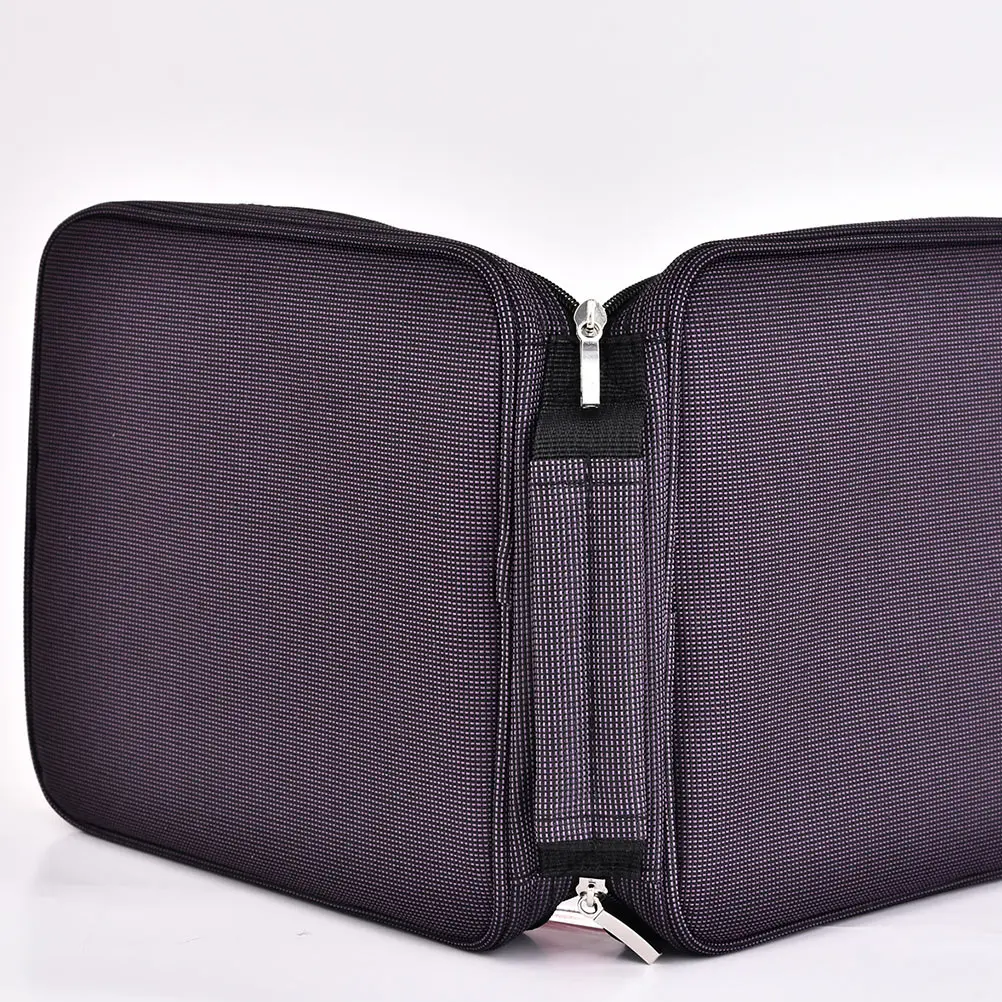 

Zipper Colored Pencil Case Men and Women Portable Pencils Pouch Scrub Cloth Bag