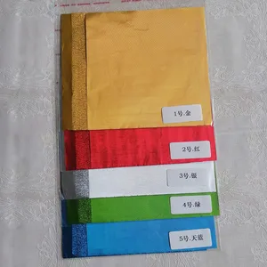 100 adet alüminyum folyo ambalaj kağıdı-düğün-çikolatalı şeker sarılı kavrama, altın, gümüş, kırmızı, yeşil, mavi, pembe, turuncu, kahve, mavi Partinin ilk 10 satışı-pembe ve turuncu - №9