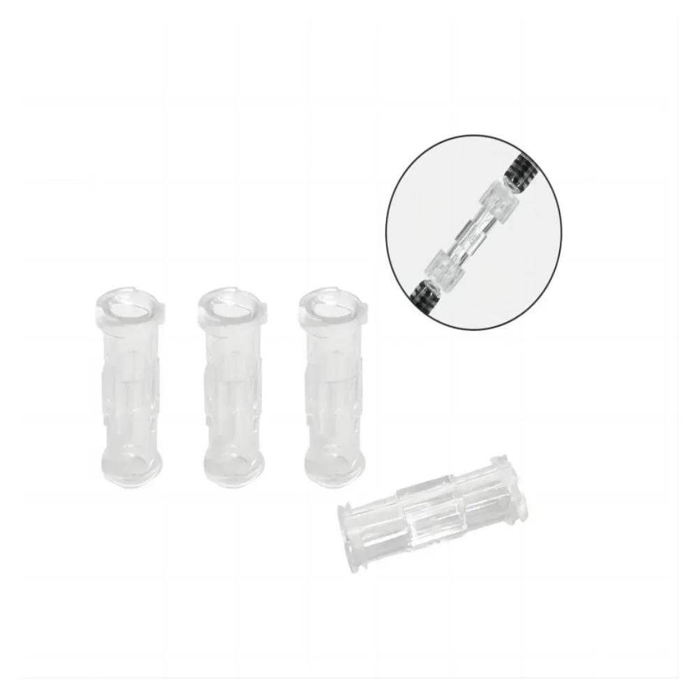 Leak Proof Double Helix Medical Sterile Luer Lock Adapter Transparent Plastic Syringe Connector