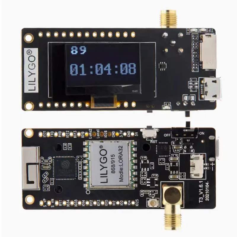 

LoRa32 V2.1 ESP32 OLED 0.96 inch Bluetooth WIFI wireless module SMA