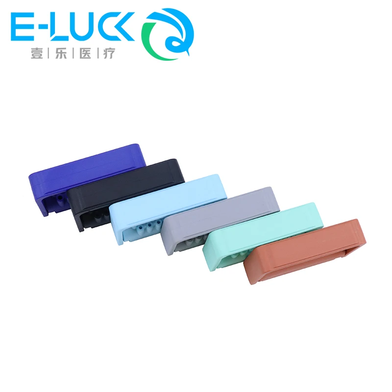 6PCS Plastic Dental Bur Holder Colorful Disinfection Carbide Burs Block Drills Case Sterilizer Holder Box  for Dentist Lab